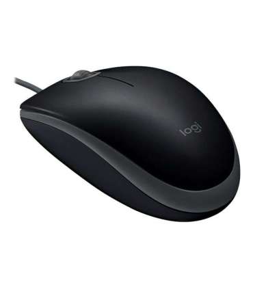 Logitech Mouse B110 Silent Wired USB Black