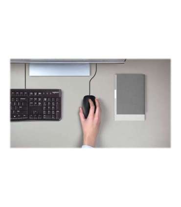 Logitech Mouse B110 Silent Wired USB Black