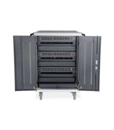 Digitus Black Charging Trolley 30 Notebooks / Tablets up to 15.6" Pressure lock system with swiveling lever handle