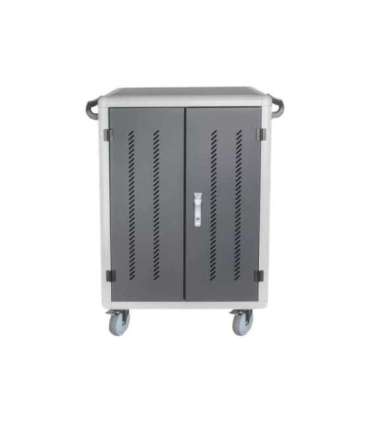 Digitus Black Charging Trolley 30 Notebooks / Tablets up to 15.6" Pressure lock system with swiveling lever handle