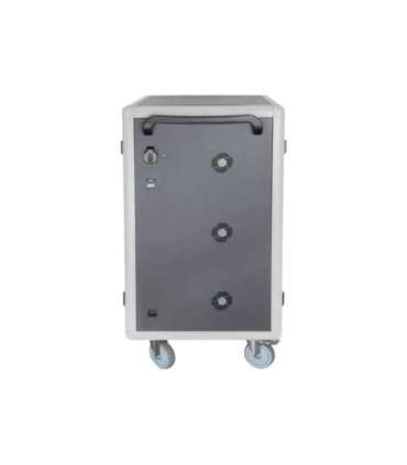 Digitus Black Charging Trolley 30 Notebooks / Tablets up to 15.6" Pressure lock system with swiveling lever handle