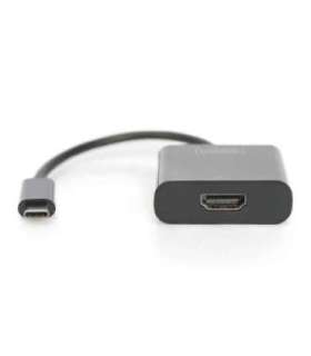 Digitus USB Type-C to HDMI Adapter DA-70852 Black USB Type-C 0.15 m