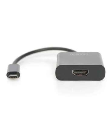 Digitus USB Type-C to HDMI Adapter DA-70852 Black USB Type-C 0.15 m