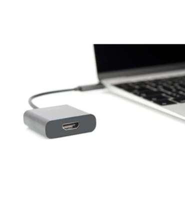 Digitus USB Type-C to HDMI Adapter DA-70852 Black USB Type-C 0.15 m