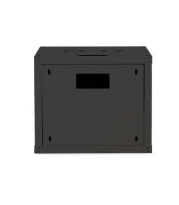 Digitus Wall Mounting Cabinet DN-19 09-U-SW Black IP protection class: IP20 Front door: Glass door, single