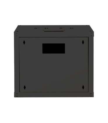 Digitus Wall Mounting Cabinet DN-19 09-U-SW Black IP protection class: IP20 Front door: Glass door, single
