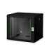 Digitus Wall Mounting Cabinet DN-19 09-U-SW Black IP protection class: IP20 Front door: Glass door, single