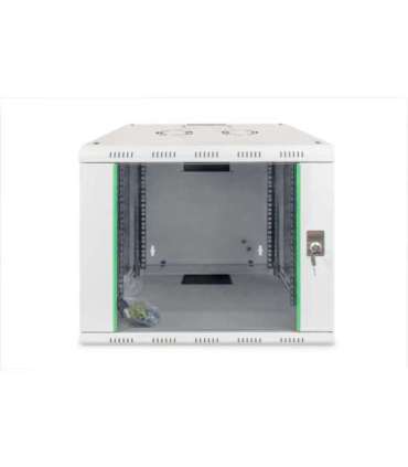 Digitus Wall Mounting Cabinet DN-19 09-U Grey IP protection class: IP20 Front door: Glass door, single opening