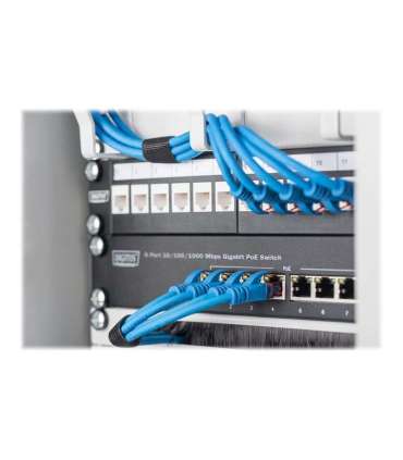 Digitus 8-port Gigabit Ethernet PoE switch DN-95317 Unmanaged Rackmountable Power supply type Internal