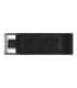 Kingston USB Flash Drive DataTraveler 70 128 GB USB 3.2 Gen 1 Type-C Black