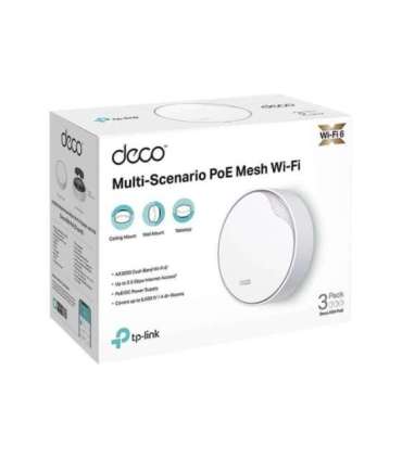 TP-LINK Deco X50 (3-pack) AX3000 Whole Home Mesh Wi-Fi 6 System Whole Home Mesh Wi-Fi 6 System Deco X50 (3-pack) |