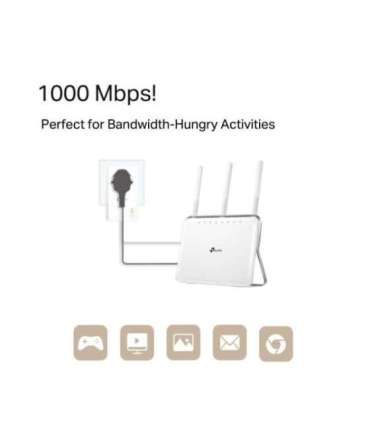 TP-LINK AV1000 Gigabit Passthrough Powerline Adapter TL-PA7017P 1000 Mbit/s Ethernet LAN (RJ-45) ports 1 No