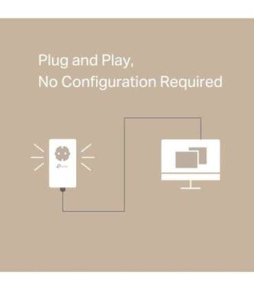TP-LINK AV1000 Gigabit Passthrough Powerline Adapter TL-PA7017P 1000 Mbit/s Ethernet LAN (RJ-45) ports 1 No