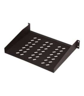 Digitus Fixed Shelf for Racks DN-19 TRAY-2-55-SW Black The shelves for fixed mounting can be installed easy on