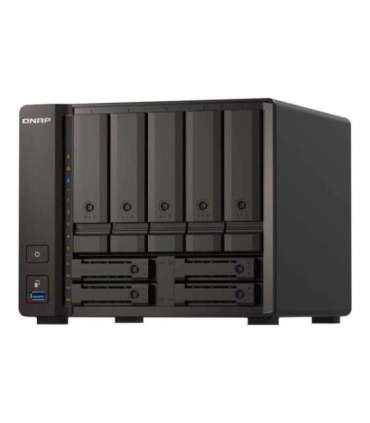 QNAP 9-Bay QuTS hero NAS TS-H973AX-8G Up to 9 HDD/SSD Hot-Swap AMD Ryzen Ryzen V1500B Quad-Core Processor