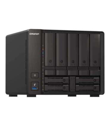 QNAP 9-Bay QuTS hero NAS TS-H973AX-8G Up to 9 HDD/SSD Hot-Swap AMD Ryzen Ryzen V1500B Quad-Core Processor