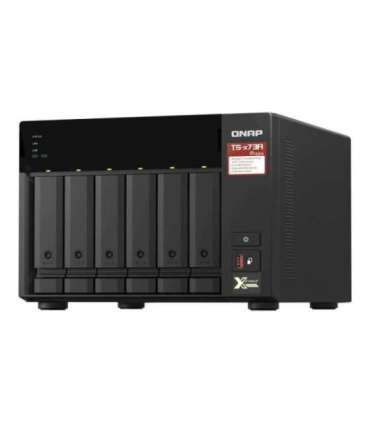 QNAP 6-Bay QTS and QuTS hero NAS TS-673A-8G Up to 6 HDD/SSD Hot-Swap AMD Ryzen Ryzen V1500B Quad-Core |