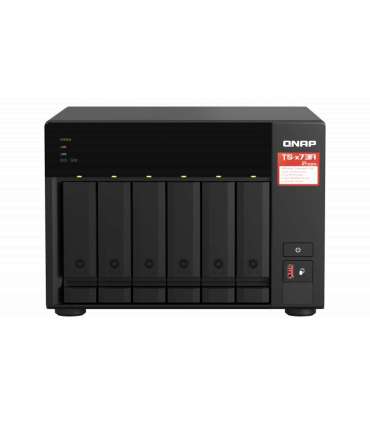 QNAP 6-Bay QTS and QuTS hero NAS TS-673A-8G Up to 6 HDD/SSD Hot-Swap AMD Ryzen Ryzen V1500B Quad-Core |