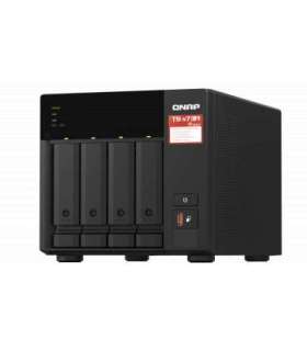 QNAP 4-Bay QTS and QuTS hero NAS TS-473A-8G Up to 4 HDD/SSD Hot-Swap AMD Ryzen Ryzen V1500B Quad-Core |