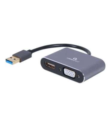 Cablexpert USB display adapter A-USB3-HDMIVGA-01 USB 3.0 Type-A 0.15 m