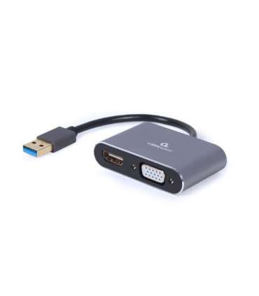 Cablexpert USB display adapter A-USB3-HDMIVGA-01 USB 3.0 Type-A 0.15 m