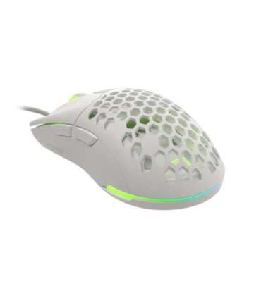 Genesis Ultralight Gaming Mouse Krypton 750 Wired Optical Gaming Mouse USB 2.0 White Yes