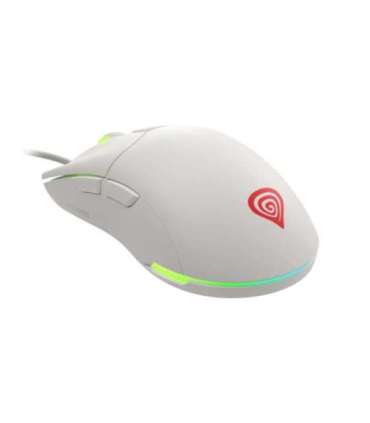 Genesis Ultralight Gaming Mouse Krypton 750 Wired Optical Gaming Mouse USB 2.0 White Yes
