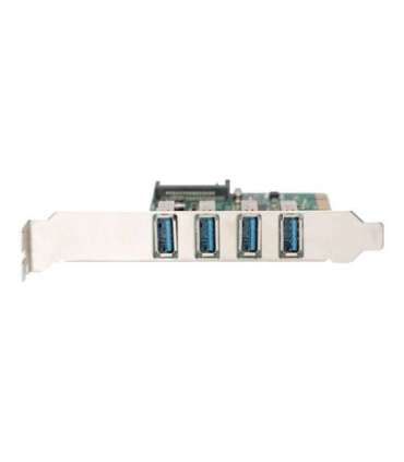Digitus USB 3.0, 4 Port, PCI Express Add-On card 4 Ports A/F External, VL805 chipset DS-30221-1