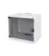 Digitus 7U wall mounting cabinet DN-19 07U-S-1 Grey Safety class rating IP20. Lockable safety-glass door. 200°