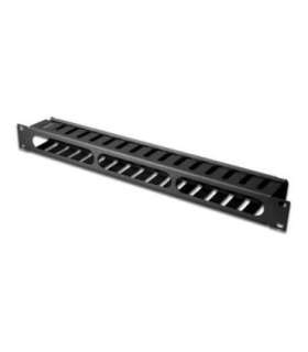 Digitus 1U cable management cage detachable rear plate DN-97617 Black For installation on the 483 mm (19“)