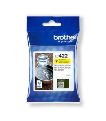 Brother LC422Y Ink Cartridge Yellow