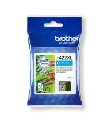Brother LC422XLC Ink Cartridge Cyan