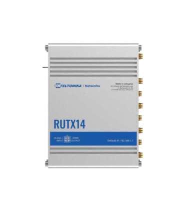 LTE Cat 12 Router RUTX14 802.11ac 867 Mbit/s 10/100/1000 Mbps Mbit/s Ethernet LAN (RJ-45) ports 5 MU-MiMO