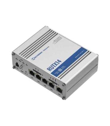 LTE Cat 12 Router RUTX14 802.11ac 867 Mbit/s 10/100/1000 Mbps Mbit/s Ethernet LAN (RJ-45) ports 5 MU-MiMO