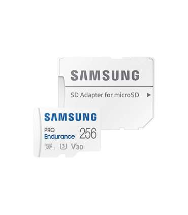 Samsung PRO Endurance MB-MJ256KA/EU 256 GB MicroSD Memory Card Flash memory class U3, V30, Class 10 SD