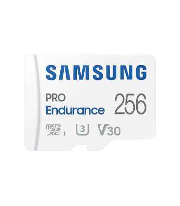 Samsung PRO Endurance MB-MJ256KA/EU 256 GB MicroSD Memory Card Flash memory class U3, V30, Class 10 SD