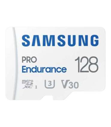Samsung PRO Endurance MB-MJ128KA/EU 128 GB MicroSD Memory Card Flash memory class U3, V30, Class 10 SD