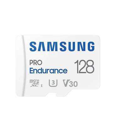 Samsung PRO Endurance MB-MJ128KA/EU 128 GB MicroSD Memory Card Flash memory class U3, V30, Class 10 SD