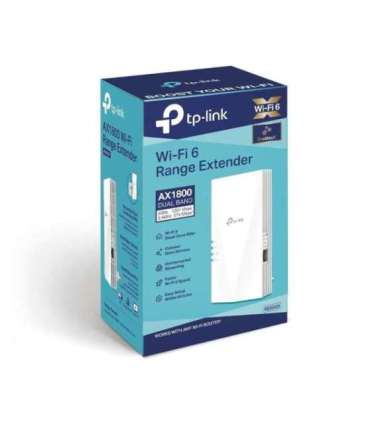 TP-LINK AX1800 Wi-Fi 6 Range Extender RE600X 802.11ax 2.4GHz/5GHz Ethernet LAN (RJ-45) ports 1 MU-MiMO Yes |