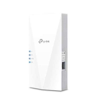 TP-LINK AX1800 Wi-Fi 6 Range Extender RE600X 802.11ax 2.4GHz/5GHz Ethernet LAN (RJ-45) ports 1 MU-MiMO Yes |