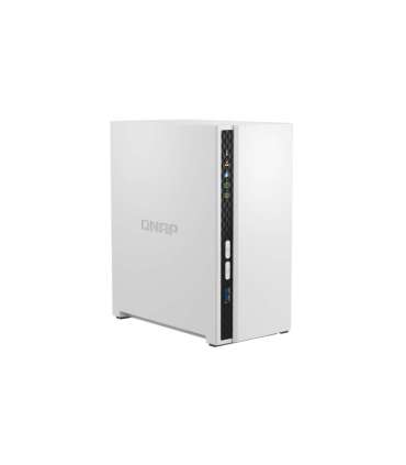 QNAP 2-Bay ARM TS-233 Up to 2 SATA 6Gb/s, 3Gb/s ARM 4-core Cortex-A55 Processor frequency 2.0 GHz 2 GB |