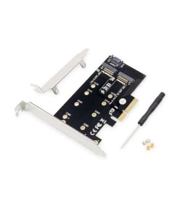 Digitus M.2 NGFF / NVMe SSD PCI Express 3.0 (x4) Add-On Card DS-33170