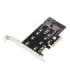 Digitus M.2 NGFF / NVMe SSD PCI Express 3.0 (x4) Add-On Card DS-33170