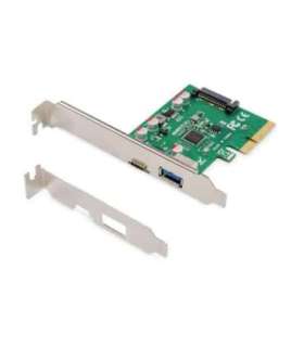 Digitus PCIe card, USB-C 3.1 Gen 2, 10Gpbs, USB-A 3.1 DS-30225