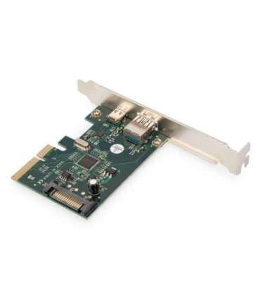 Digitus PCIe card, USB-C 3.1 Gen 2, 10Gpbs, USB-A 3.1 DS-30225
