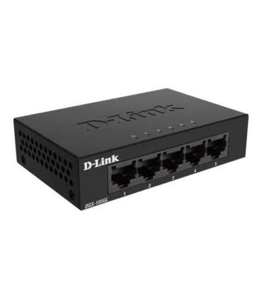 D-Link Ethernet Switch DGS-105GL/E Unmanaged Desktop Gigabit Ethernet (copper) ports quantity 5 60 month(s)