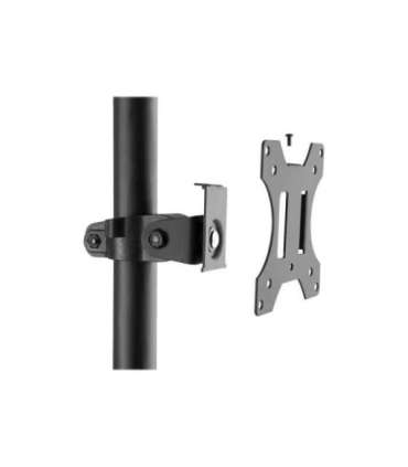 Digitus Mobile workstation with individual height adjustment DA-90374 Monitor Mount, PC Holder 17-32 " Black