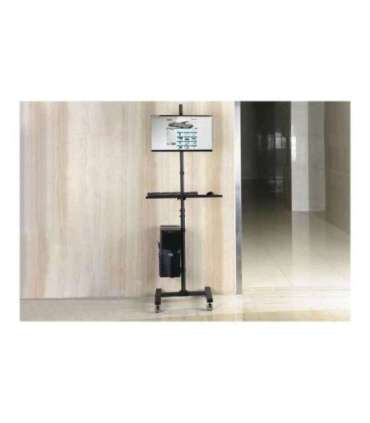Digitus Mobile workstation with individual height adjustment DA-90374 Monitor Mount, PC Holder 17-32 " Black