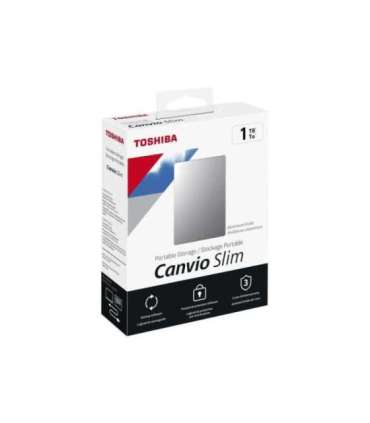 Canvio Slim HDTD310ES3DA 1000 GB 2.5 " USB 3.2 Gen1 Silver