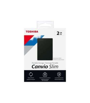 Canvio Slim HDTD320EK3EA 2000 GB 2.5 " USB 3.2 Gen1 Black
